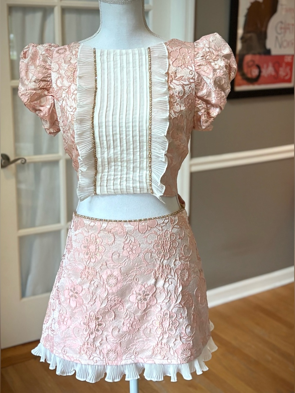 NWT Kimchi Blue Marla Jacquard Bridal Shower Bachelorette Set